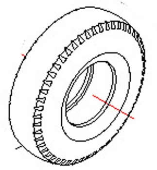 New 4.00-5 Pneumatic Tire Tyre For A Merits S341 Pioneer 10 Mobility Scooter