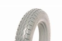 Single 12.5 x 2.25 (40-42mm Rim Fit) Grey Solid Tyre Booster Powerchair
