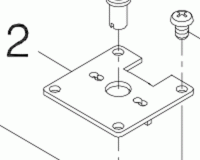 Potentiometer Fixing Plate Shoprider Cordoba Enduro 889XLSBN Scooter